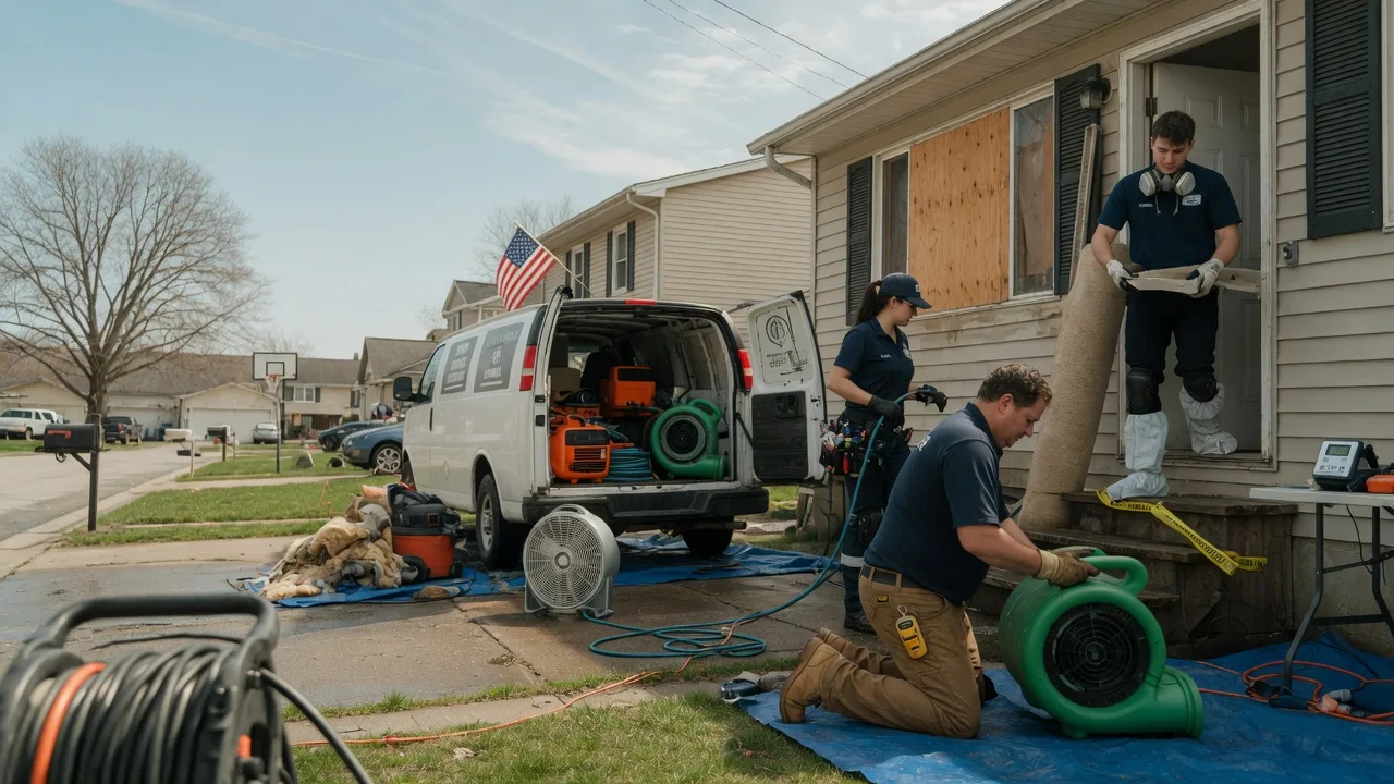 Water Damage Restoration in Iowa near me